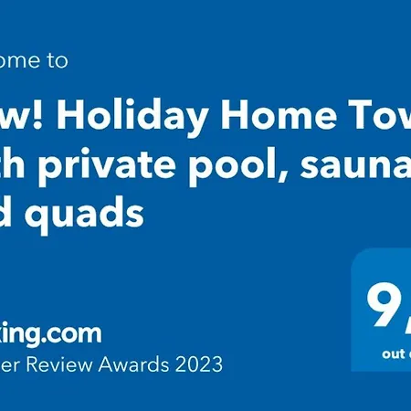 Tower With Private Pool, Sauna And Quads *