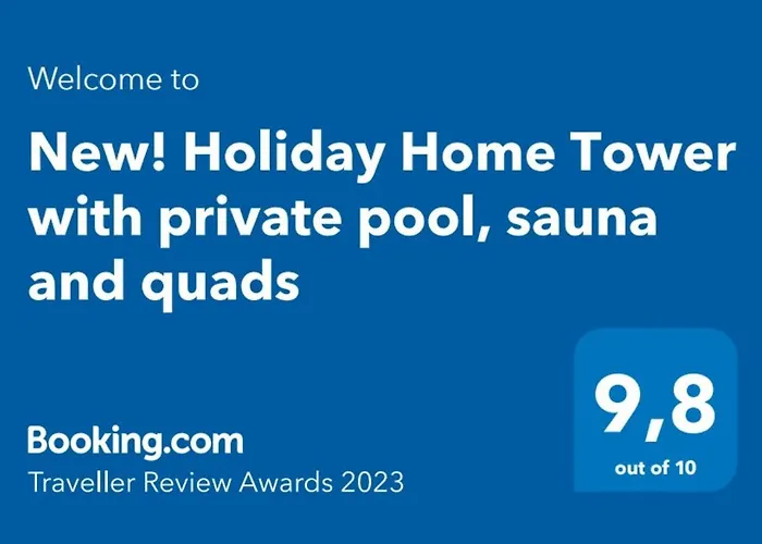 Tower With Private Pool, Sauna And Quads *